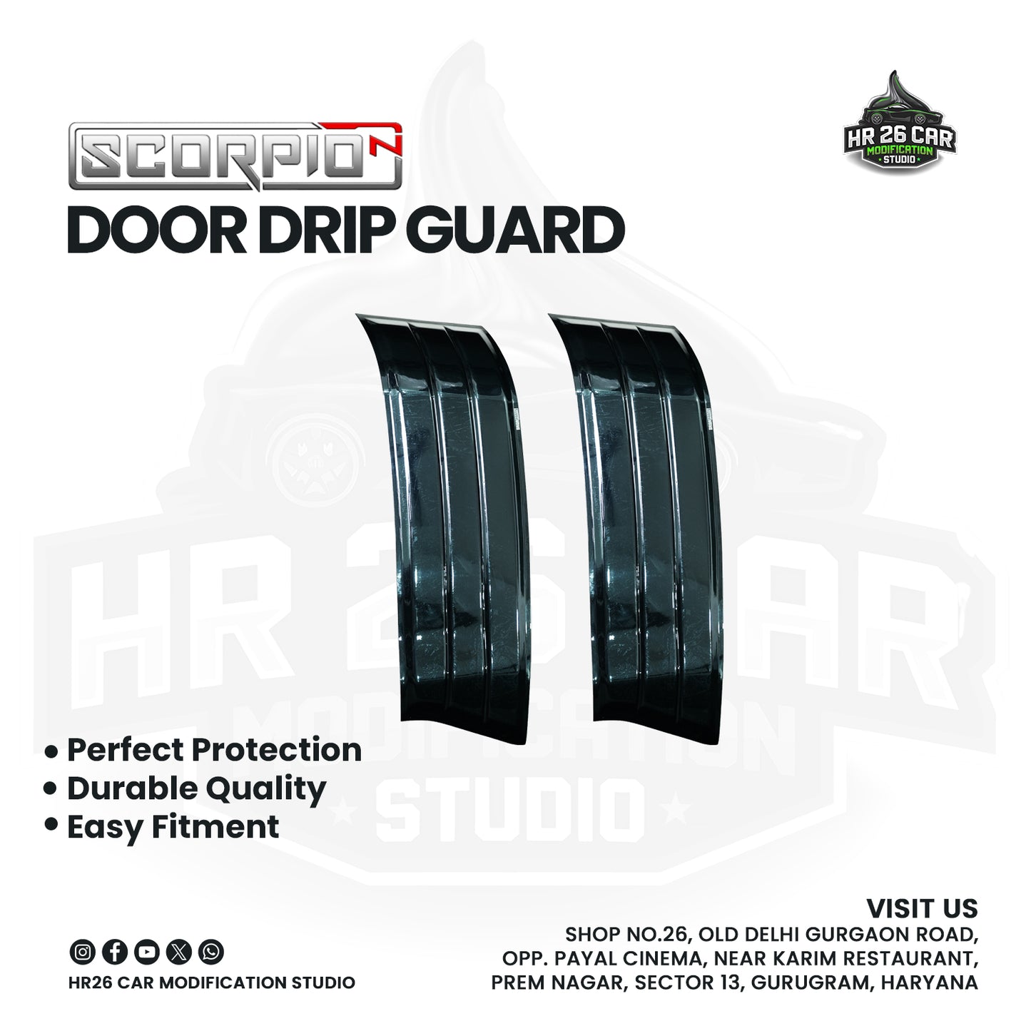 Door Drip Guard for Mahindra Scorpio N