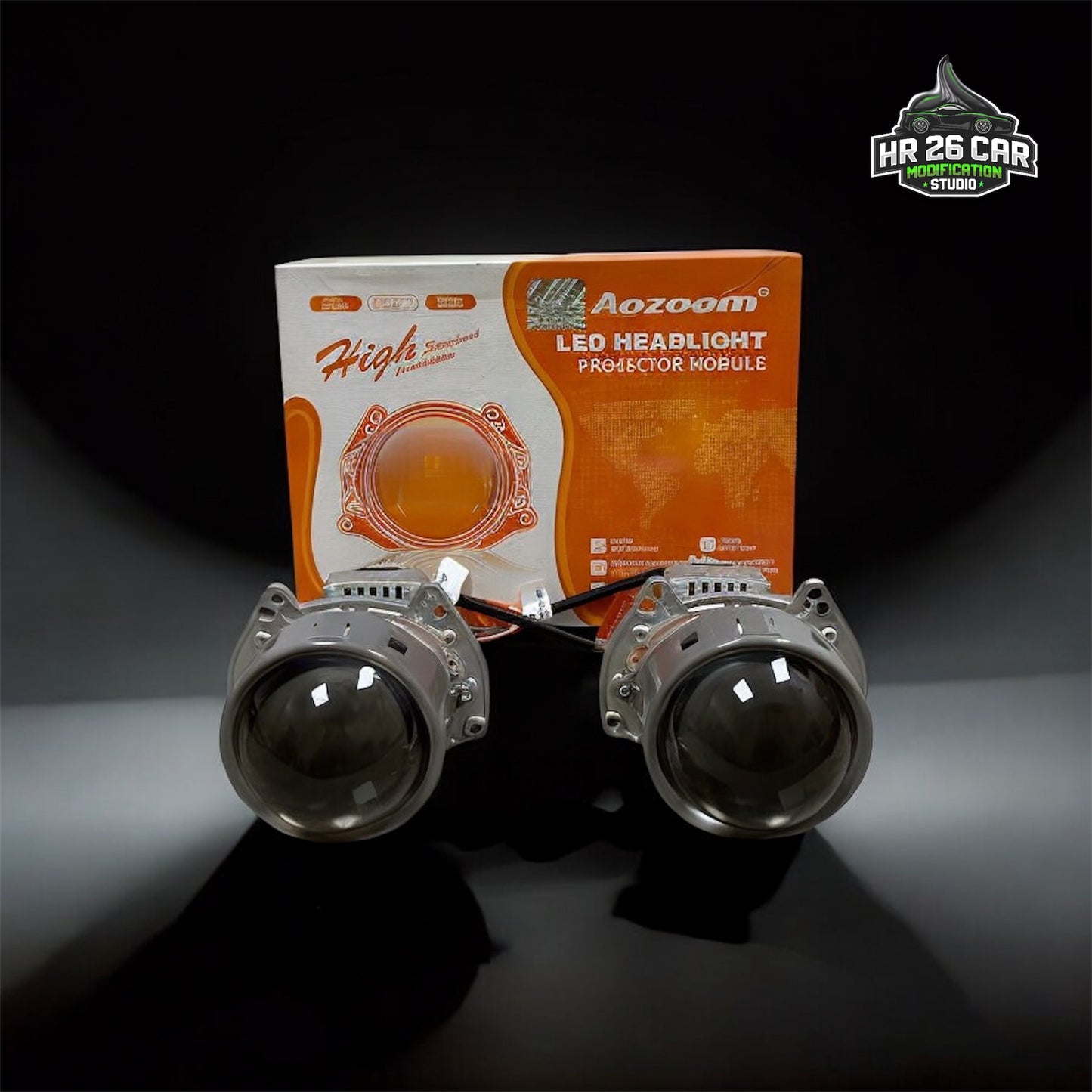 Aozoom LED Headlight Projector Module – High Performance Projector for All-Weather Visibility