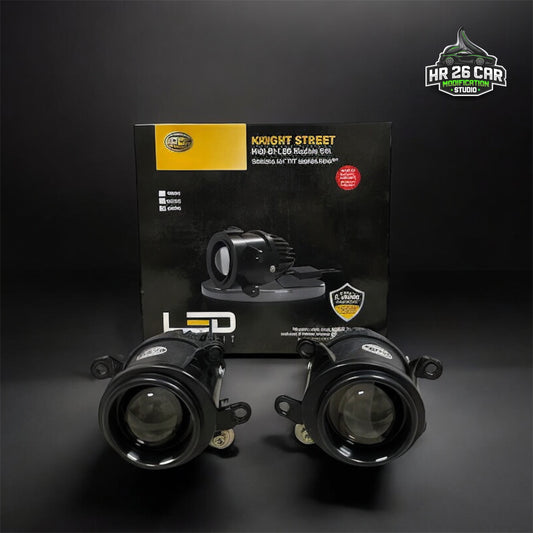 HELLA Knight Street M90 (3-inch) Module Dual Beam Set – LED Projector Module for Fog/Driving Lamps