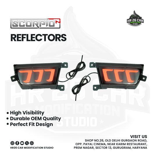 LED Reflectors for Mahindra Scorpio N | High Visibility | OEM Fit Design