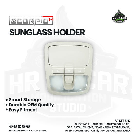 Sunglass Holder for Mahindra Scorpio N | OEM Fit | Smart Overhead Storage