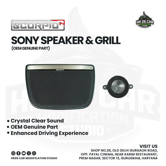 Sony Speaker & Speaker Grill for Mahindra Scorpio N | OEM Genuine |