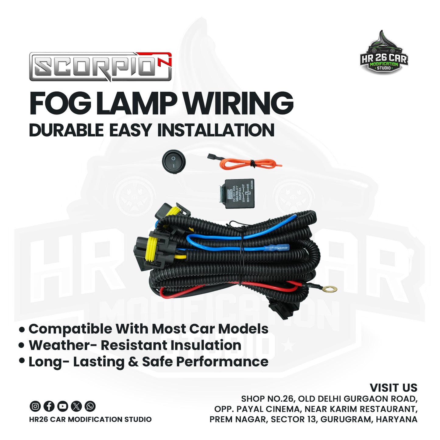 Wiring Kit for Mahindra Scorpio N | Plug & Play Electrical Harness